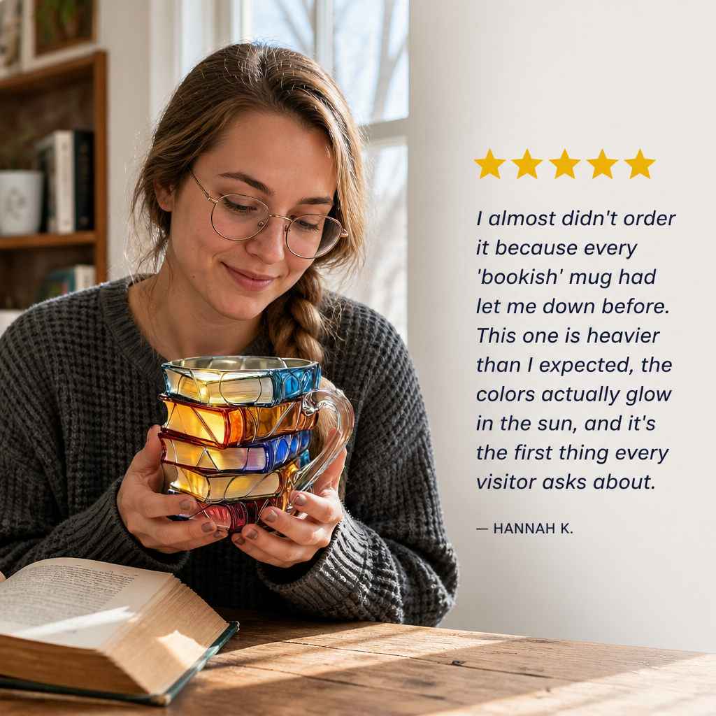 LumiTale™ Mug — Turn Every Sip into a Radiant Celebration of Your Bookish Soul