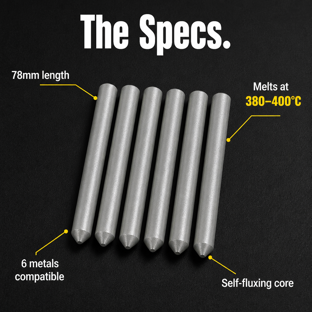 FlowForge™ — Seal Cracked Aluminum, Copper or Steel Using Only a Lighter