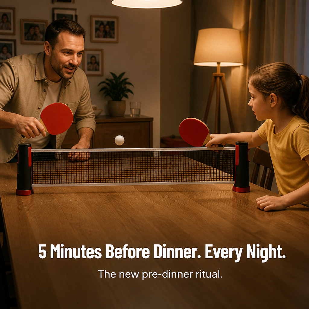 FlexiPong™ — Transform Any Table into a Ping Pong Arena in 30 Seconds