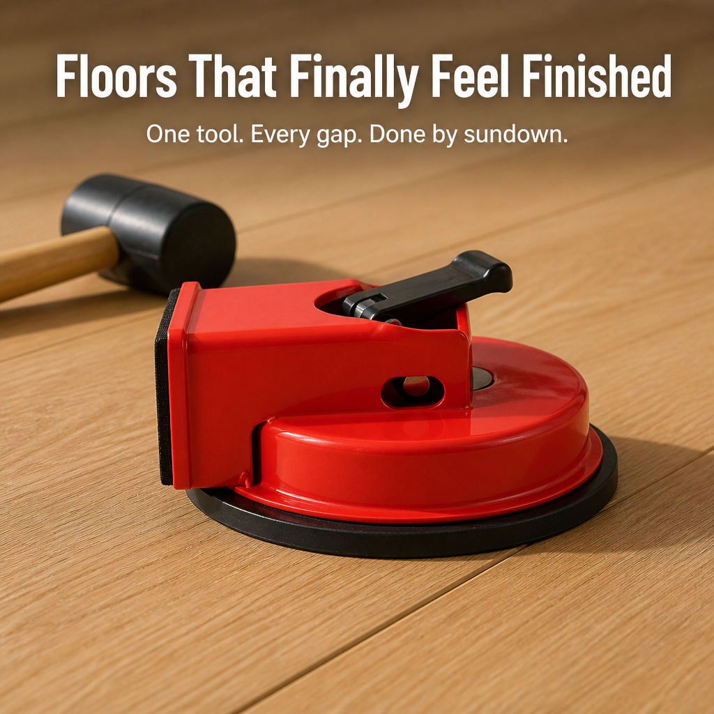 FloorMate™ — Draw Floorboards Firm and Eliminate Every Gap Without Hurting a Plank