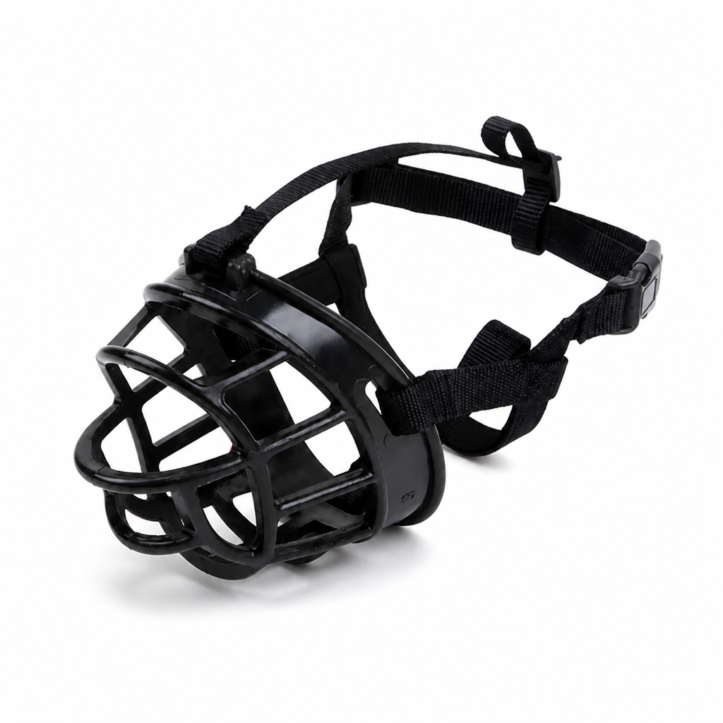 Breathable Flexible Silicone Dog Muzzle (Adjustable Straps)