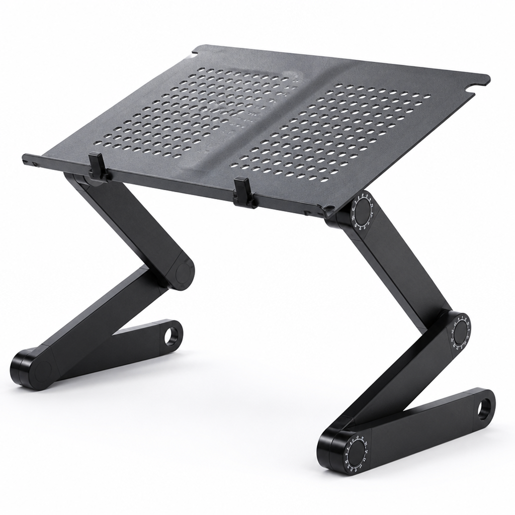 Adjustable Ventilated Aluminum Laptop Stand (Foldable)