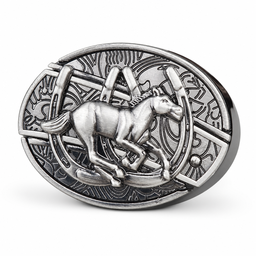 Zinc Alloy Hidden Knife Belt Buckle (Fits 1.5-Inch Belts)