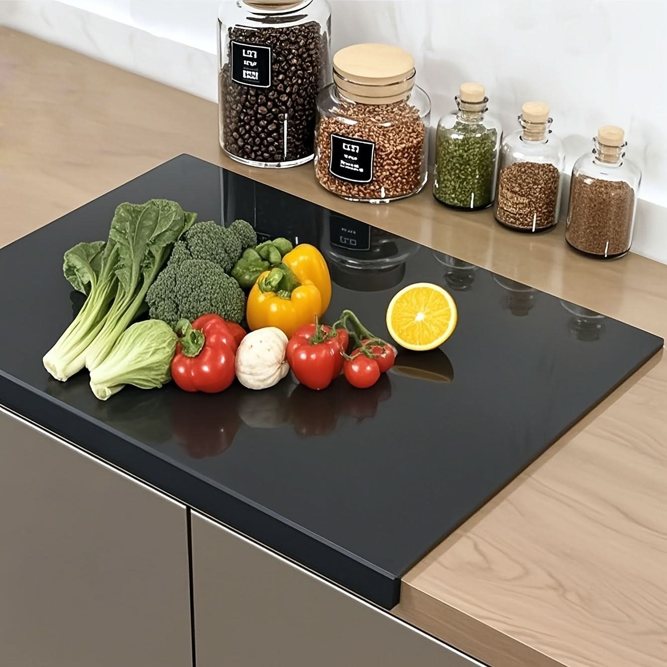 Non-Slip Cutting Board for Countertop Use