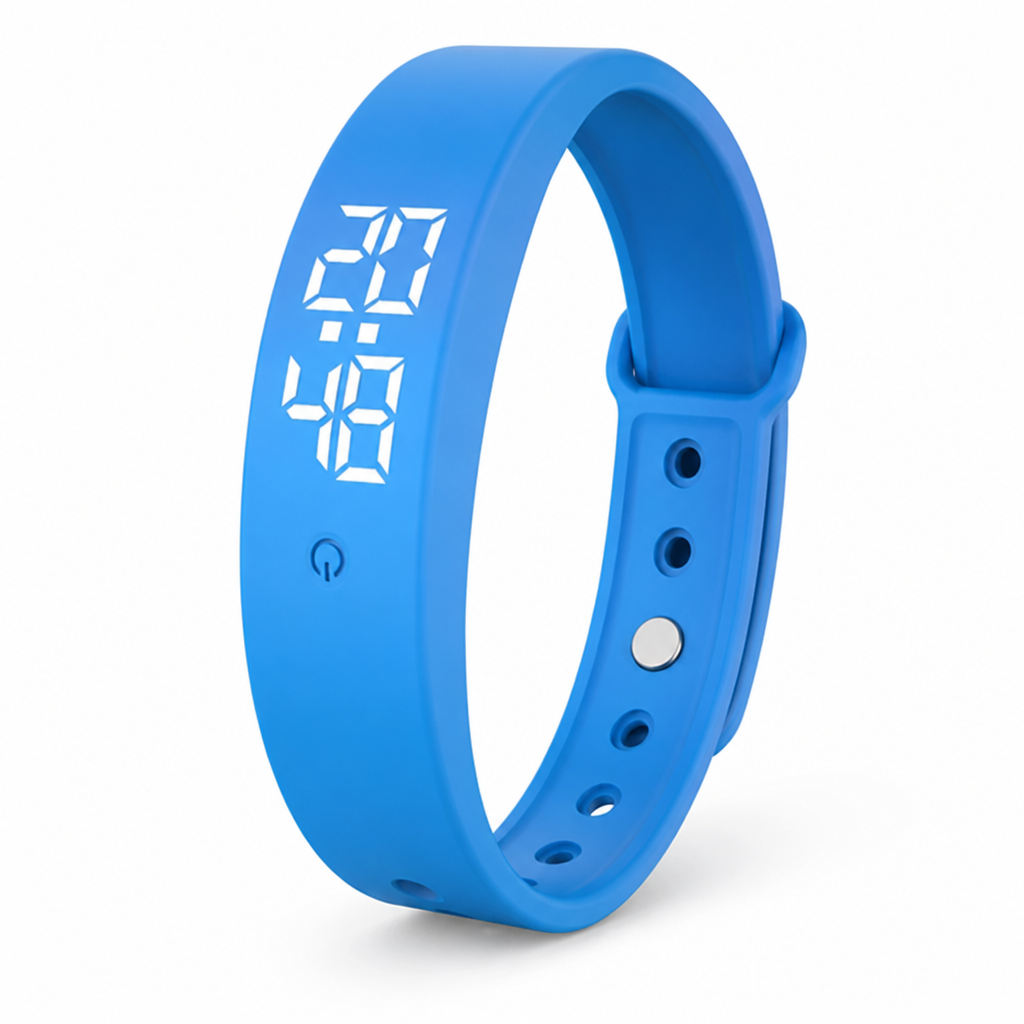 Silent Vibration Waterproof Health-Tracking Smartwatch