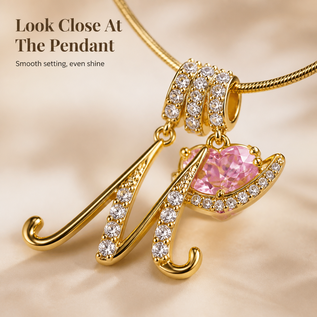 LuminaCharm™ 3-Layer Initial Pendant Necklace — Carry Your Unique Story with Effortless Glam and Confidence