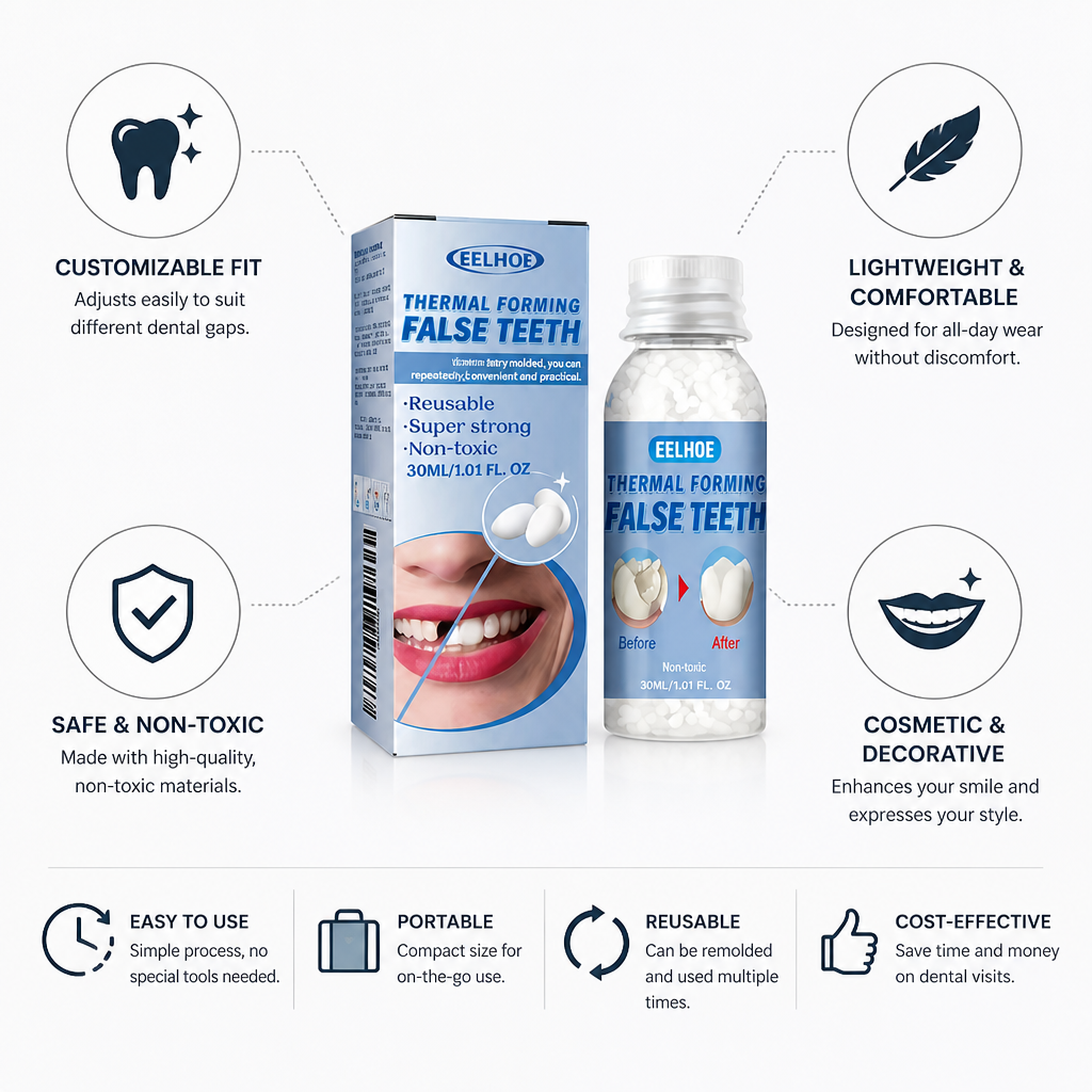 DIY Adjustable Fit & Lightweight Denture Kit (30 mL)