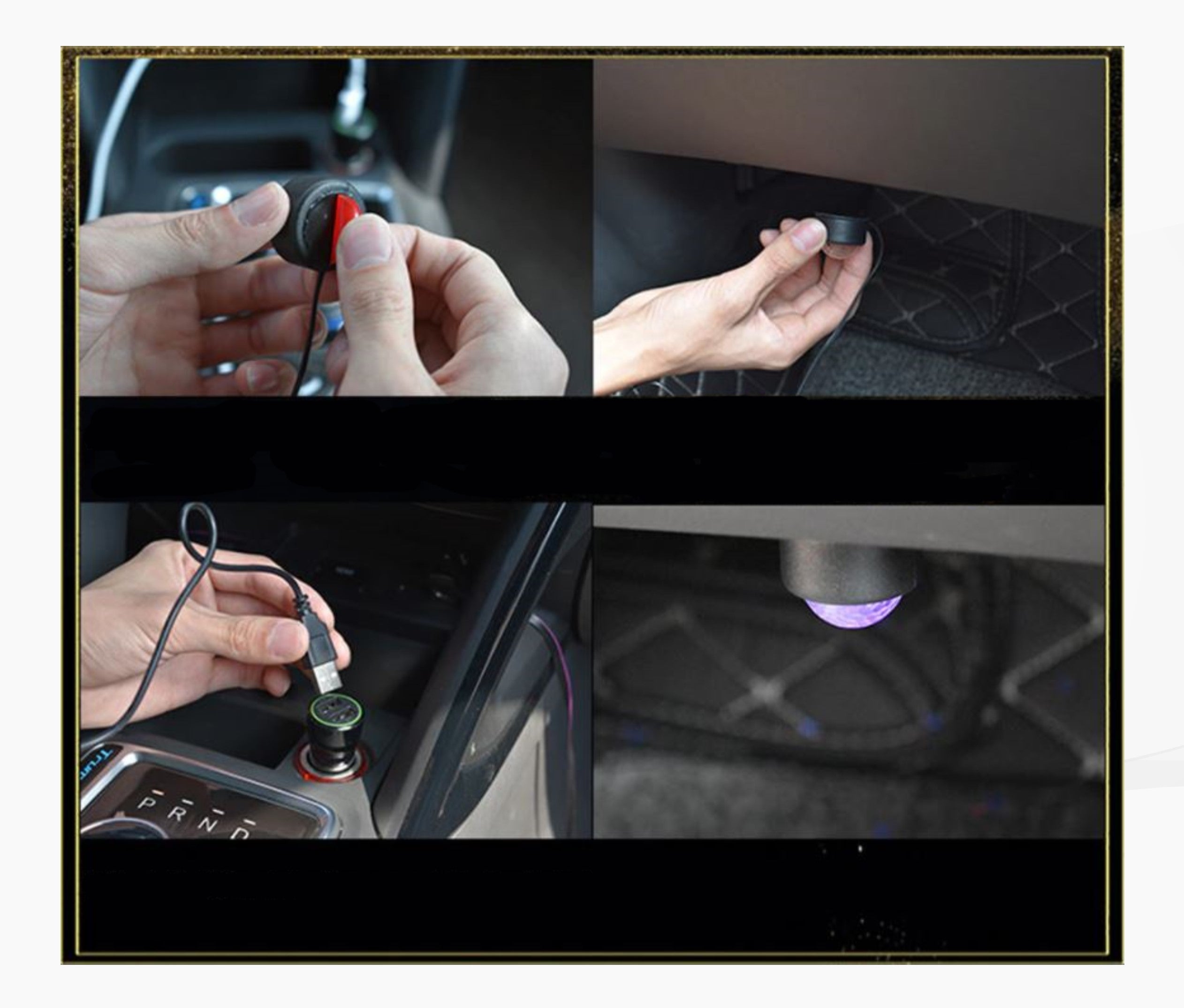 USB Footwell Mood Light – Auto LED Ambient Lighting