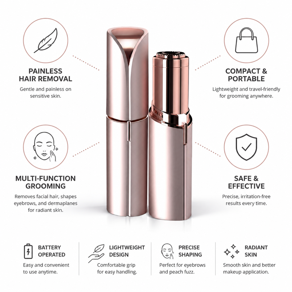 Painless Dermaplaning Facial Hair Remover
