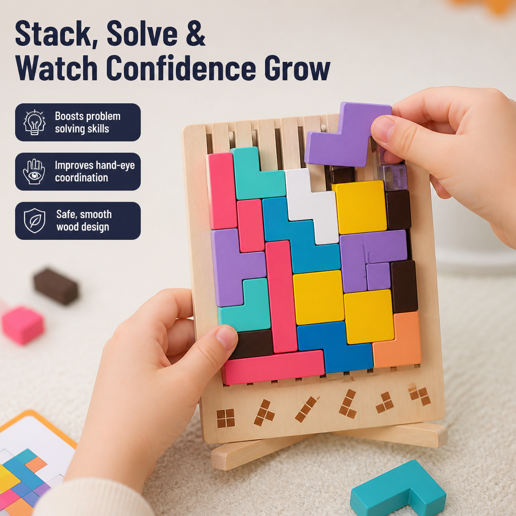 LuminiBlocks™ — Ignite Your Child’s Genius with Every Colorful Stack
