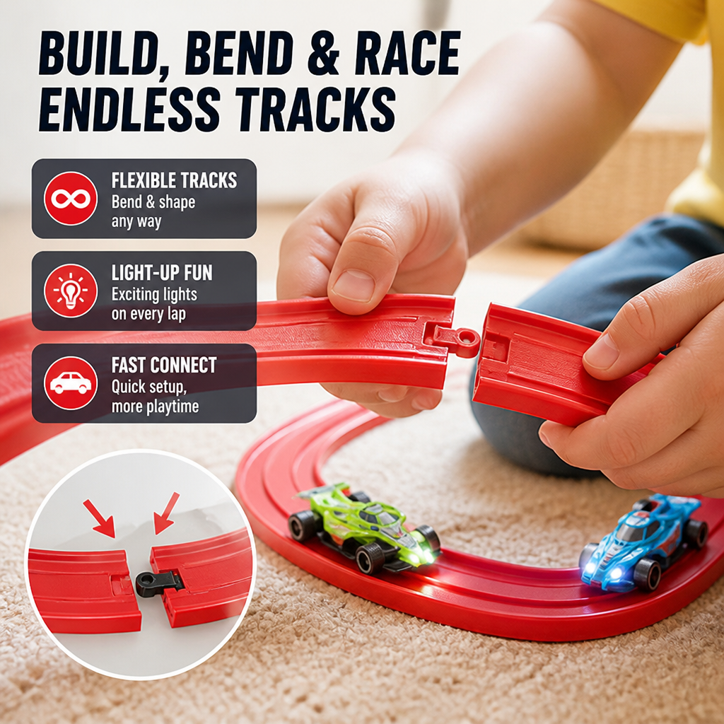 RaceFlex™ — Ignite Boundless Creativity and Heart-Pounding Fun Every Lap