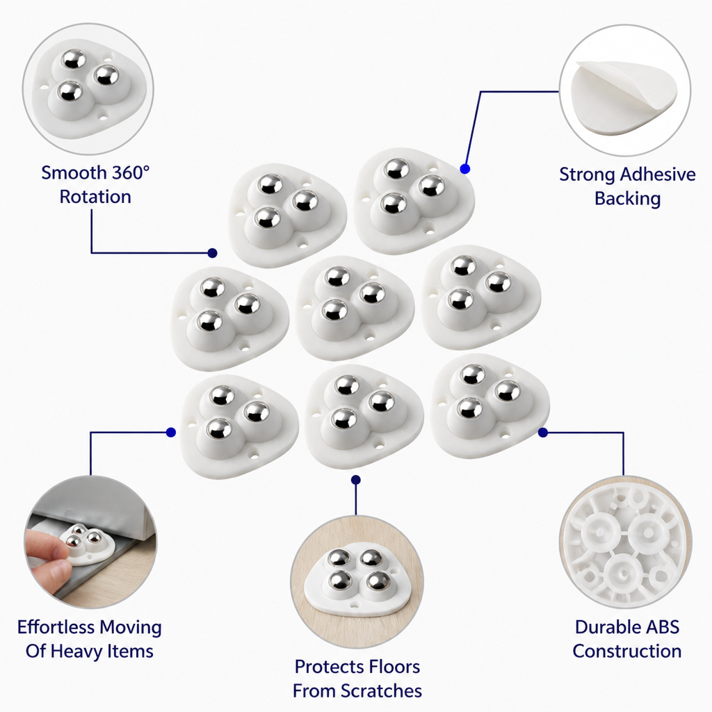 SwiftRoll™ — Effortless Moves That Save Your Back and Protect Your Floors
