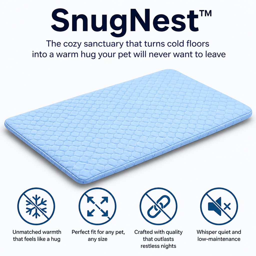 SnugNest™ — The cozy sanctuary that turns cold floors into a warm hug your pet will never want to leave