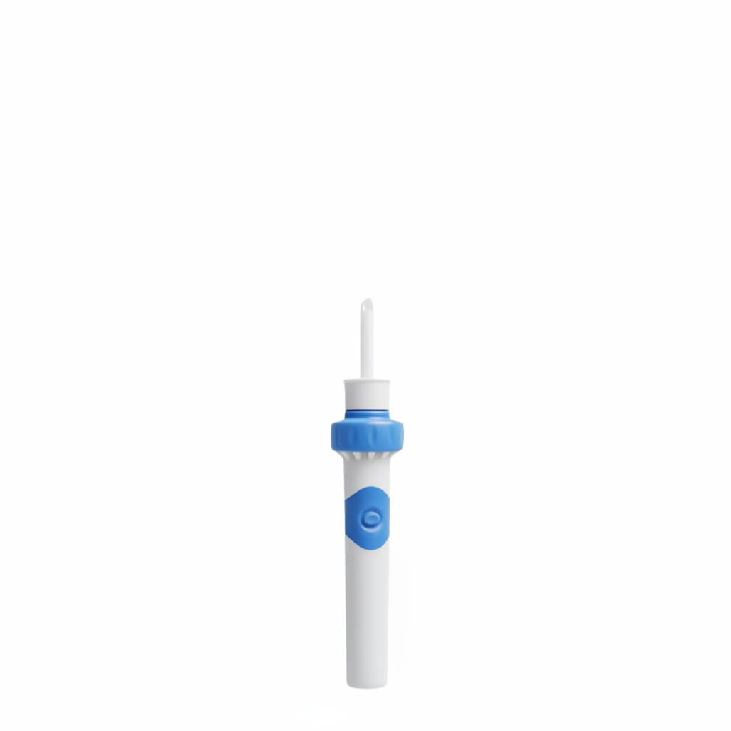 Rechargeable Ear Cleaning Device with Silicone Tip