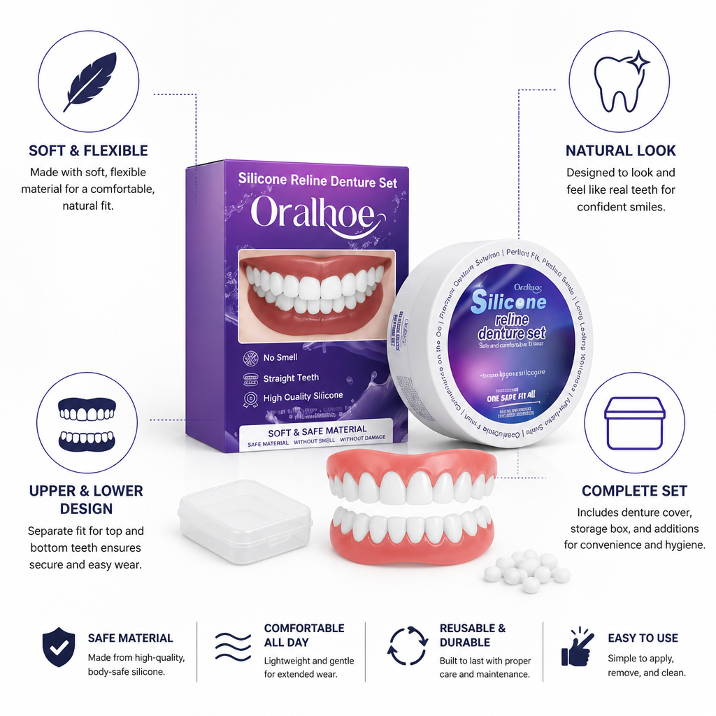 Soft & Flexible Natural-Fit Temporary Veneer Set