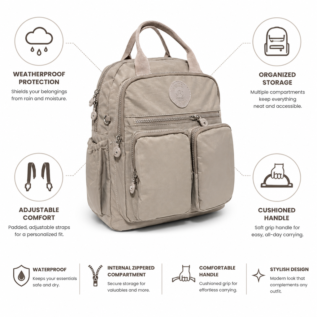 Weatherproof Multi-Compartment Backpack (Women's)