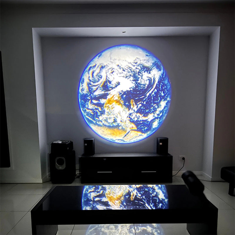 LED Lamp for Celestial Projection with Adjustable Neck and Two Films