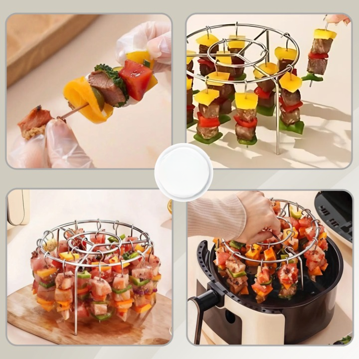 Hot Air Fryer Skewer Accessory – Simplified Indoor Grilling