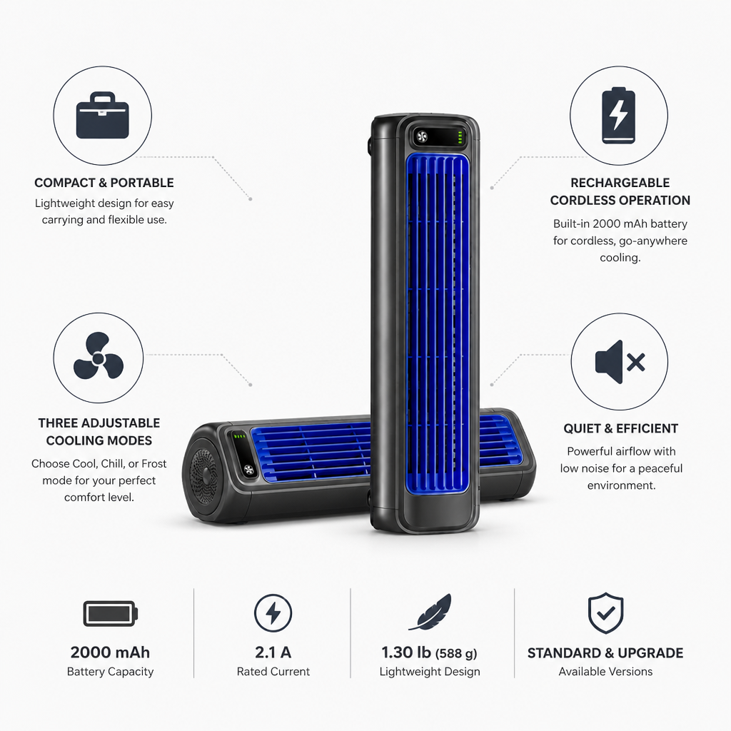 Rechargeable Cordless Personal Air Cooler