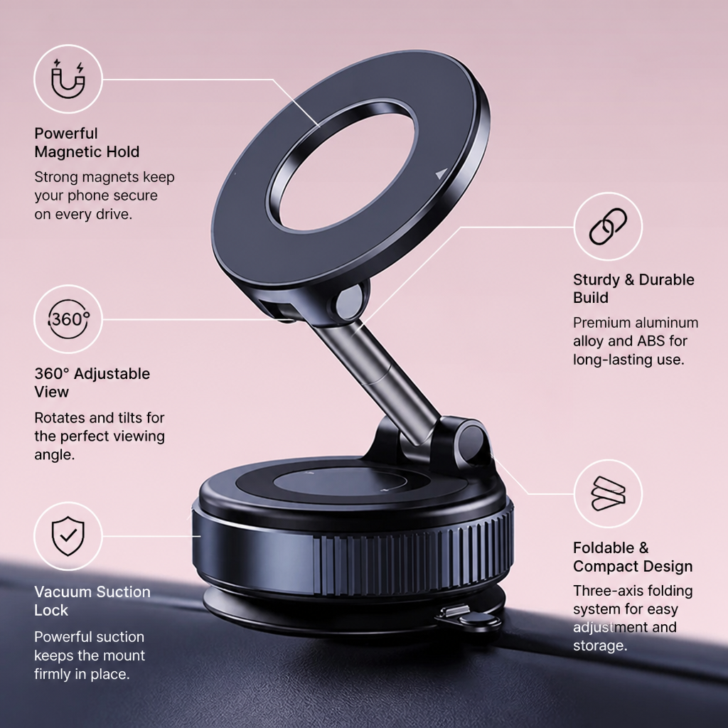 VelociGrip™ — Drive Fearlessly with Unshakable Grip and Perfect Angles