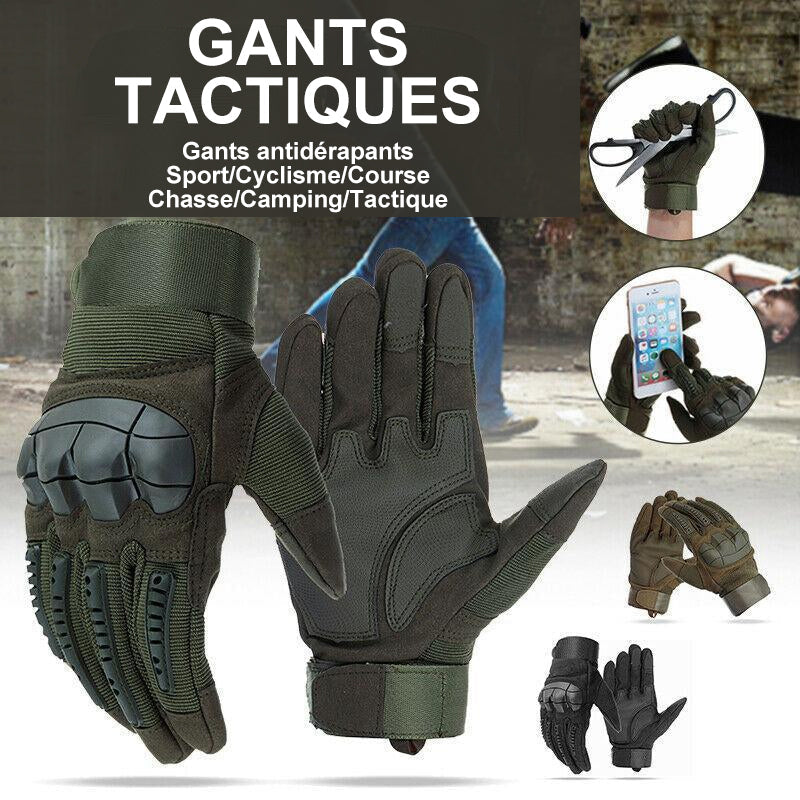 Knuckle-Protected Tactical Gloves for Enhanced Grip and Durability