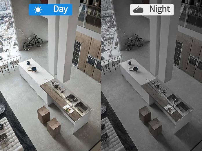 Compact WiFi Security Camera Featuring Night Vision