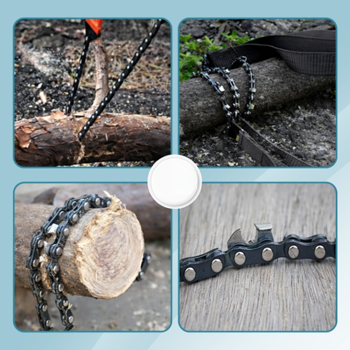 Foldable Survival Chainsaw with Fire Starter – Compact Design