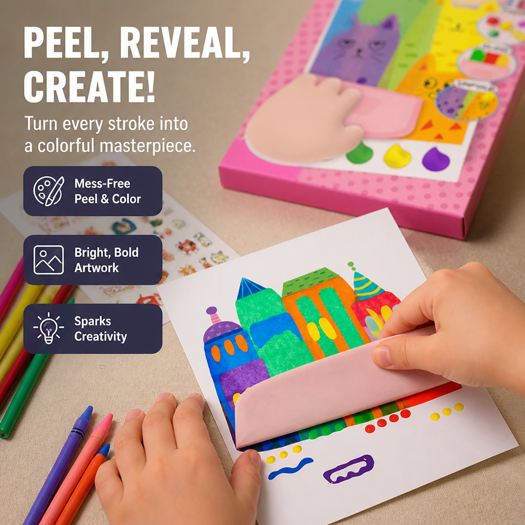 ColorCraze™ — Ignite Your Child’s Imagination Without the Mess or Stress