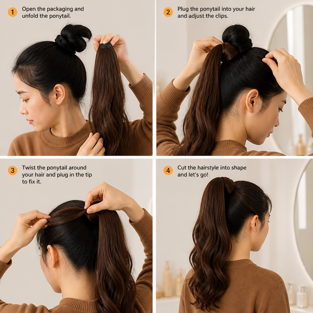 LushLift™ — Wrap On a Fuller, Longer Ponytail Nobody Can Tell Isn't Yours