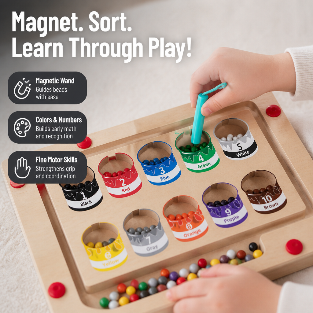 LumiTrail™ — Ignite Little Minds with Magnetic Play That Builds Focus and Confidence