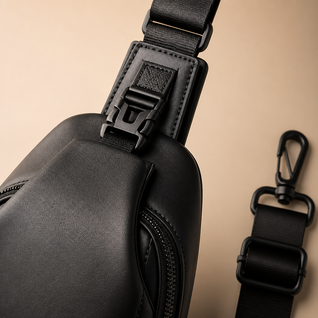 VertaShield™ – Waterproof Crossbody Sling Bag with USB Charging Port