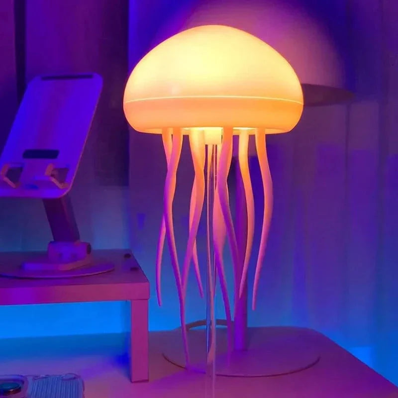 Touch-Controlled Color-Changing Jellyfish Lamp