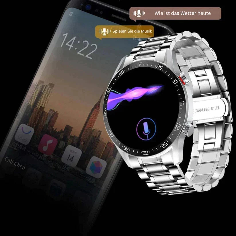 Bluetooth Smartwatch with Speaker – Fitness Tracker for Everyday and Sports