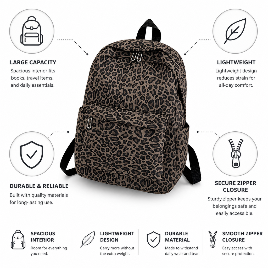 Large Capacity & Lightweight Backpack