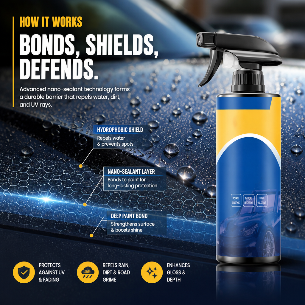 RadiantShield™ Auto Spray — Transform Your Ride Into a Show-Stopping, Weather-Defying Masterpiece