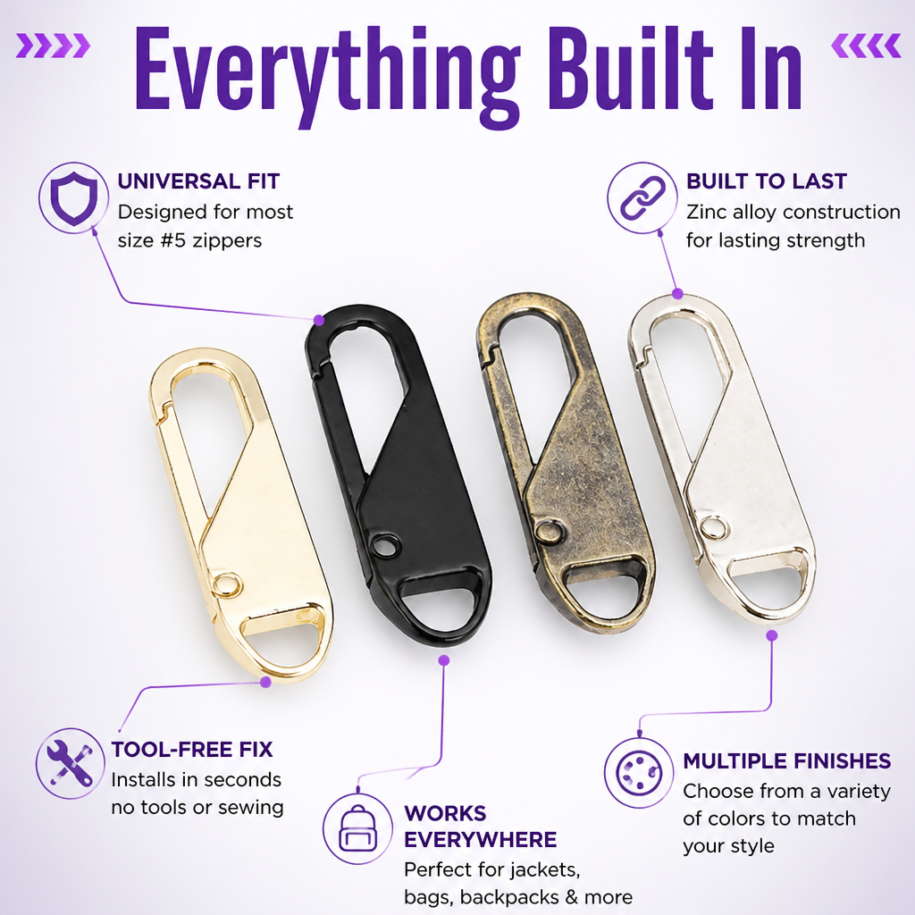 ZipSwift™ — Instantly Revive Any Zipper and Reclaim Your Day with Zero Hassle