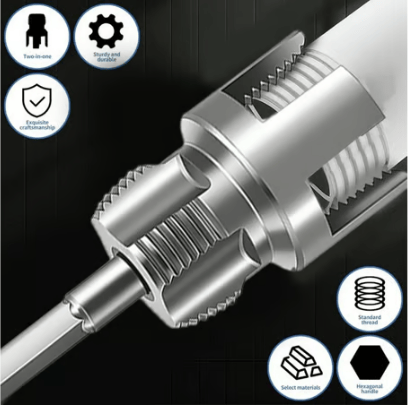 Aluminum Pipe Thread Cutting Tool – For Internal and External Threads