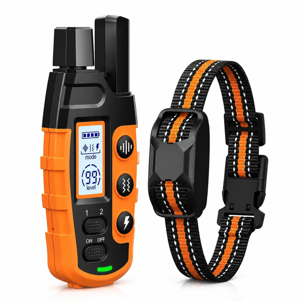 Rechargeable Waterproof 3-Mode Dog Training Collar (Remote Included)