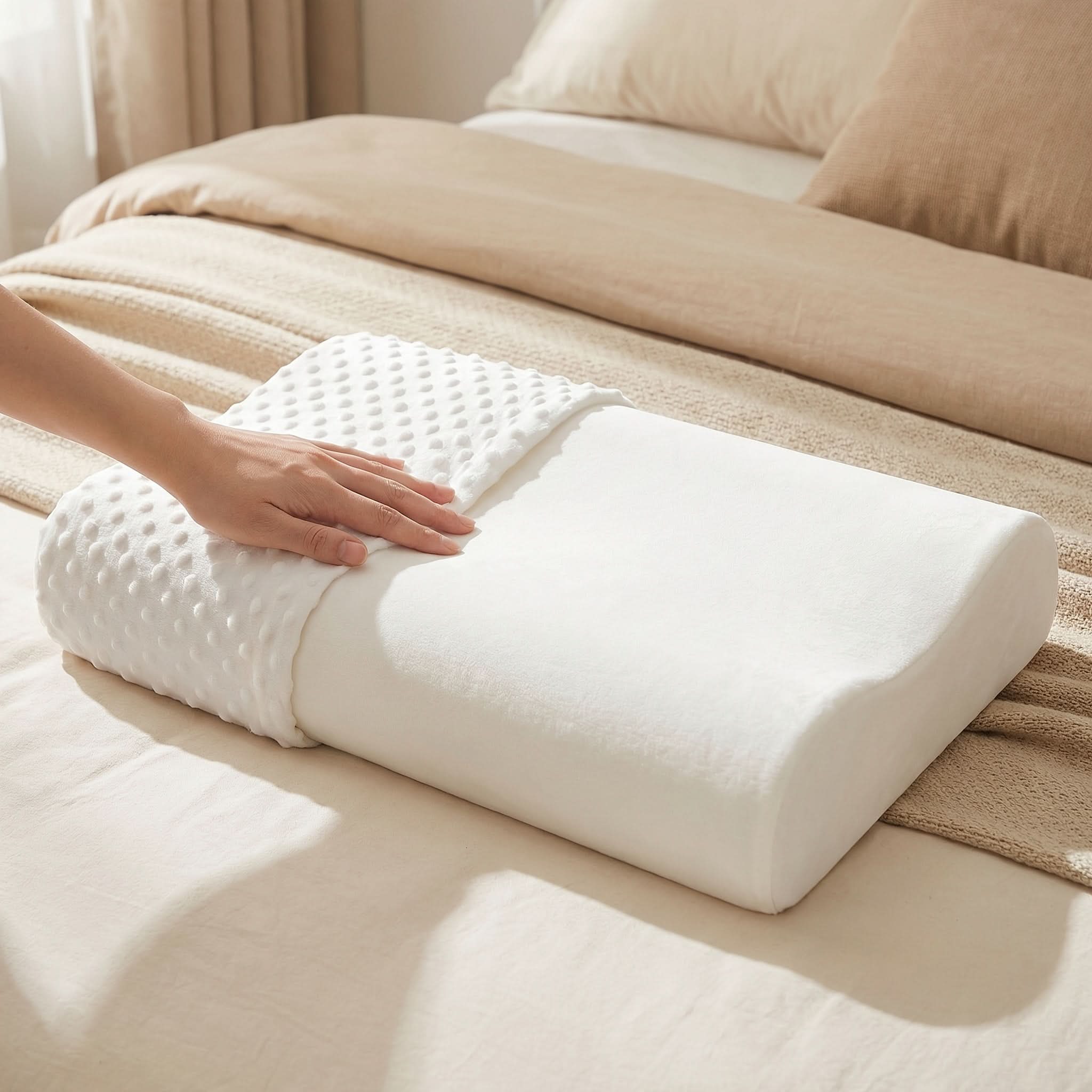 Neck Pillow Made of Memory Foam for Enhanced Relaxation