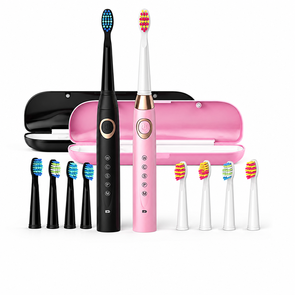 Rechargeable Multi-Mode Electric Toothbrushes (2-Pack)