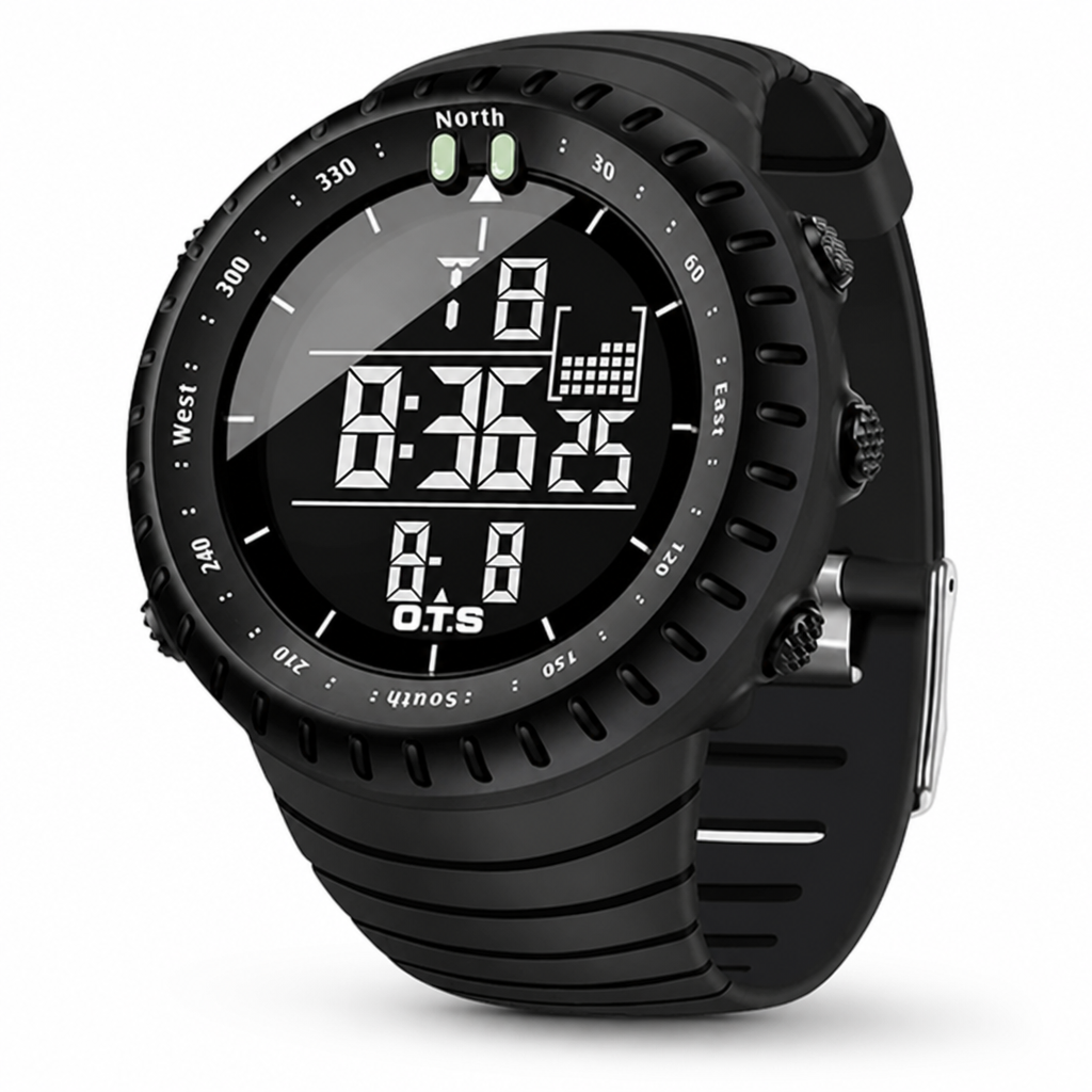Waterproof & Shock-Resistant LED Digital Sports Watch