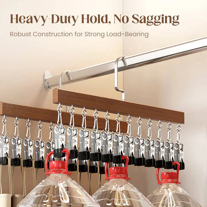 Set of Wooden Hangers – Two Hangers Included per Pack