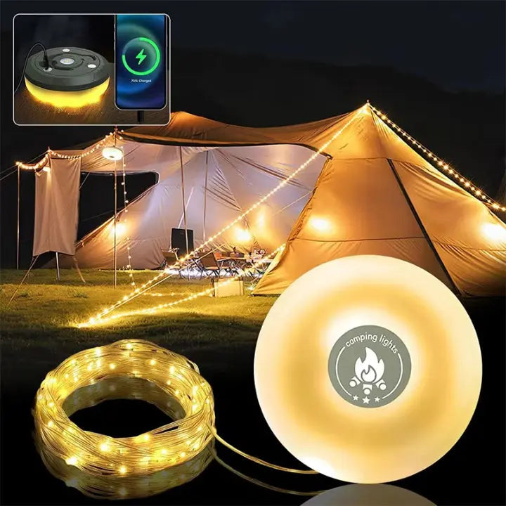 Multipurpose Camping Lantern – 4 Functions for Light, Power, Comfort