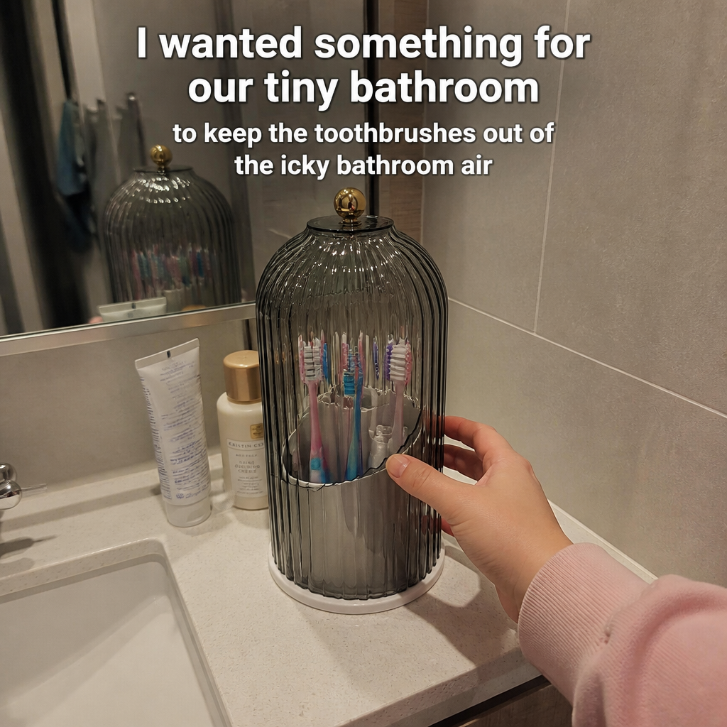 MetroLux™ Brush & Beyond Organizer — Turn Bathroom Mess into Crisp, Clutter-Free Serenity
