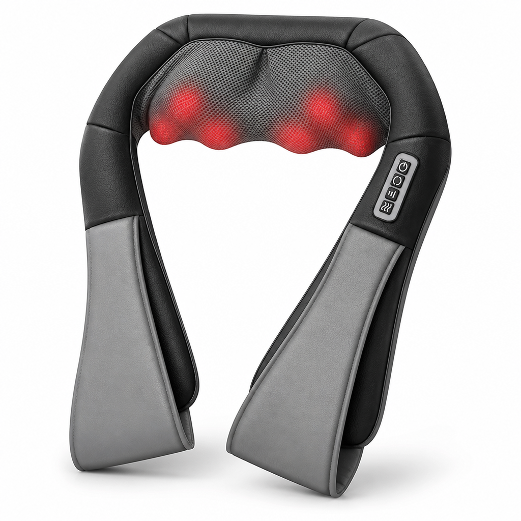 Deep-Kneading Shiatsu & Infrared Massage Cushion