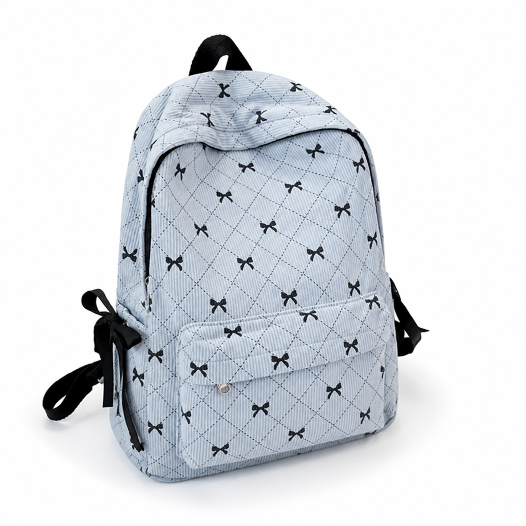 Corduroy Multi-Pocket Backpack