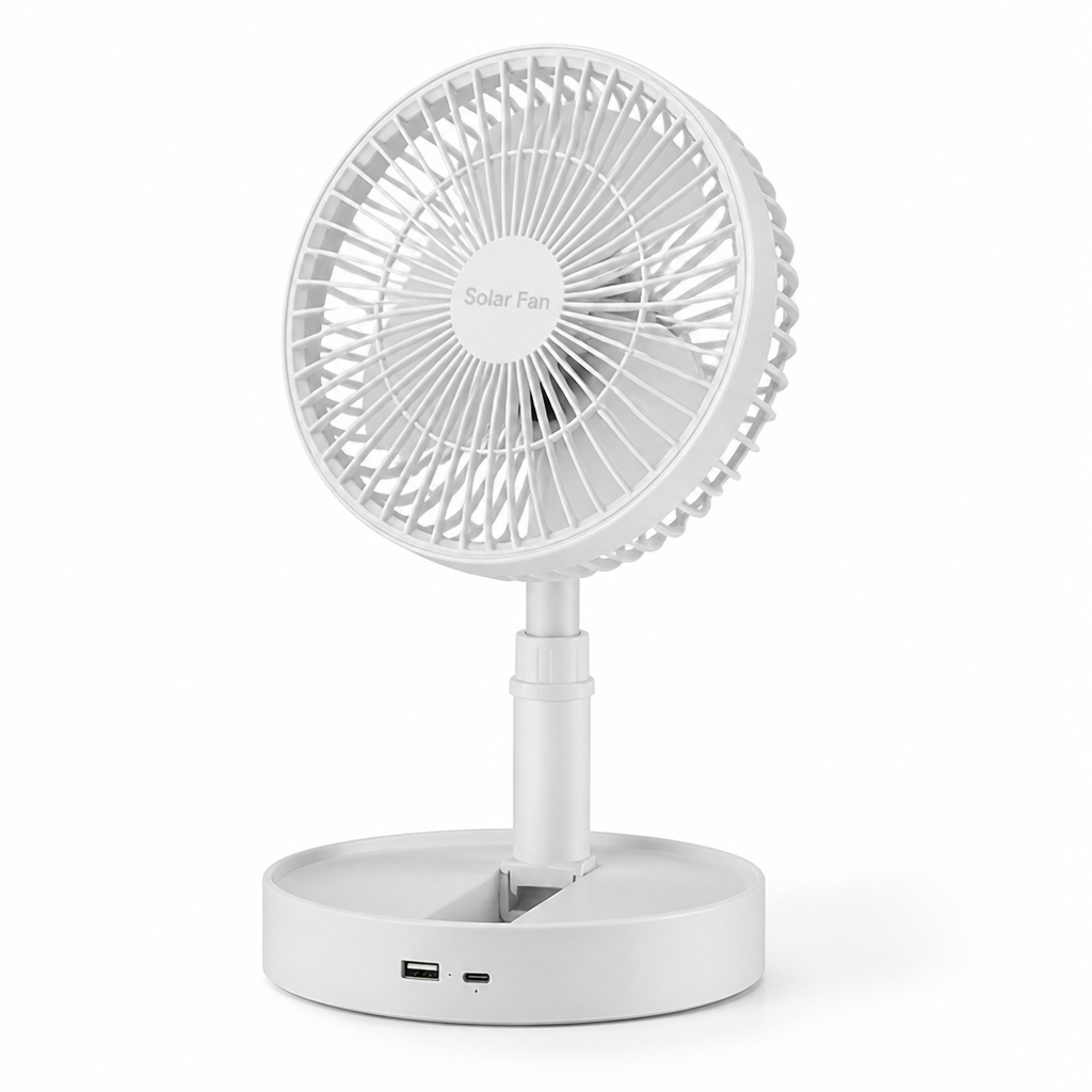 Quiet Cordless & Rechargeable Foldable Fan
