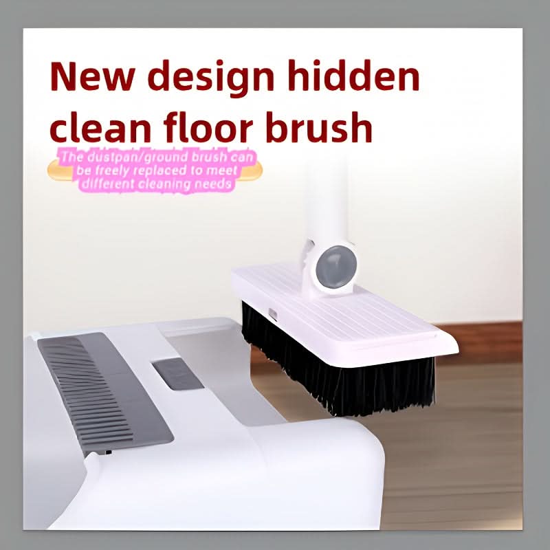 Compact Cleaning Set with Broom and Dustpan