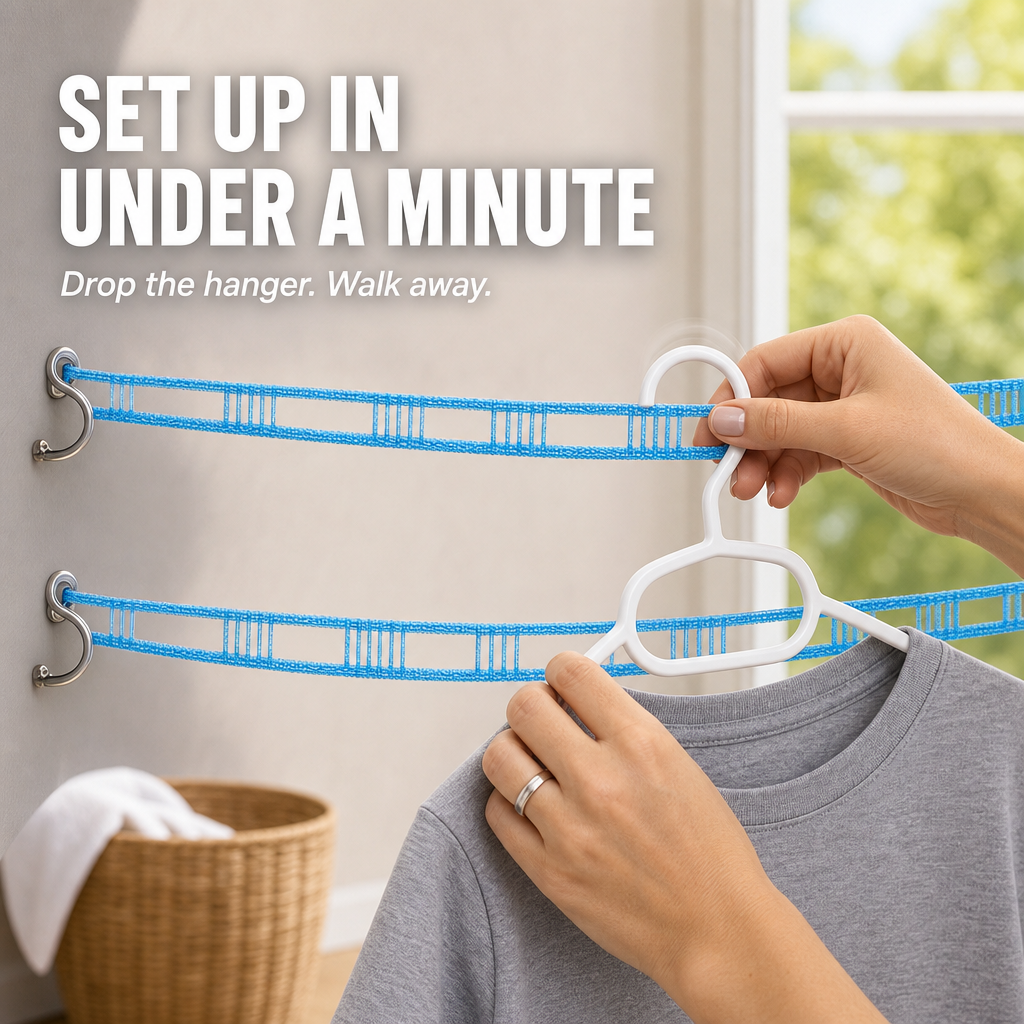 BreezeGuard™ — Secure Each Shirt Tight, Keeping Wind Away from Your Laundry