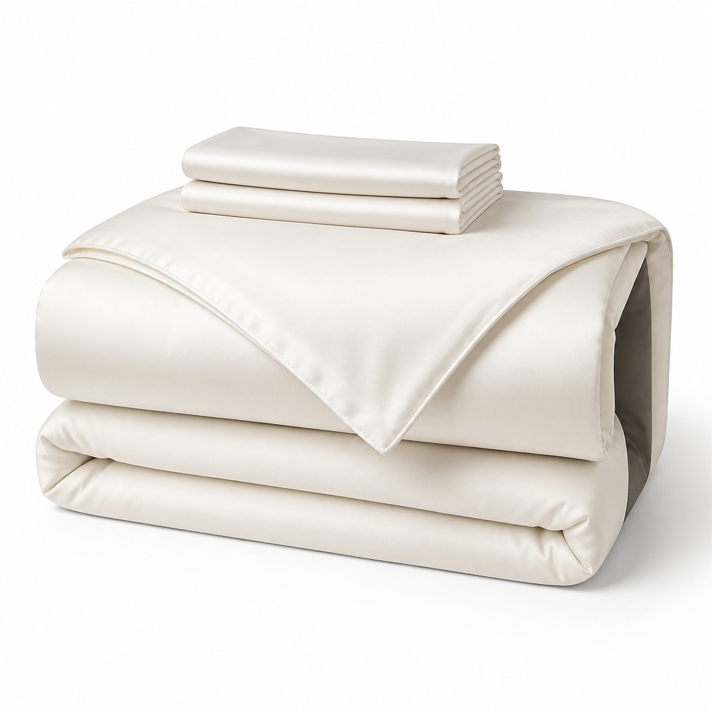 Cooling Bamboo Fiber Duvet Cover (Includes 2 Pillowcases)